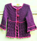 Roseline cardigan, crochet pattern by Sylvie Damey, http://chezplum.com
