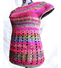 Violaine top, crochet pattern by Sylvie Damey, http://chezplum.com