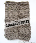 Crochet cables - DC project by Sylvie Damey